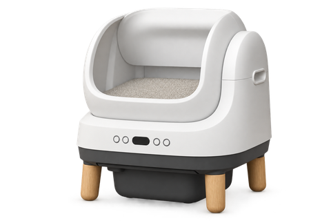 PetSafe ScoopFree OpenSky — AI-assisted editorial representation, not a photograph